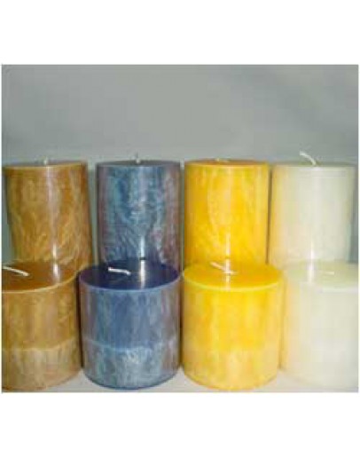 Marble Pillar Candles